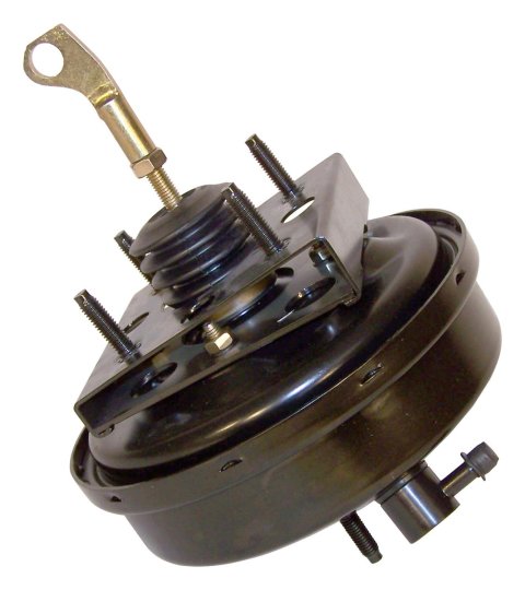 Crown Automotive Brake Boosters for 1984-1994 CHEROKEE, 1986-1992 COMANCHE - 83501533 Booster, Vacuum Diaphragm Type, Steel, Black, 9.00 in. Diameter, Jeep, Each