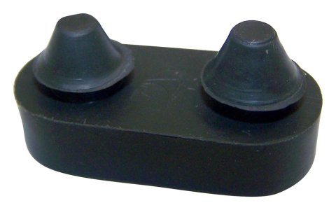 Crown Automotive Hood Bump Stops for 1987-2006 WRANGLER - J4007541 Stop, Side Position, Rubber, Black, Jeep, Each