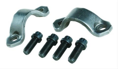 Crown Automotive U-Joint Strap Kits 4006928K Straps, Spicer 1310-Spicer 1330 Combination, Steel, Natural, Dodge, Jeep, Kit