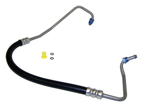 Crown Automotive Power Steering Hoses for 1980-1981 CJ5, CJ7, 1981 SCRAMBLER - J5370018 Hose, High-pressure, Steel/Rubber, Black, Jeep, 4.2L, Each