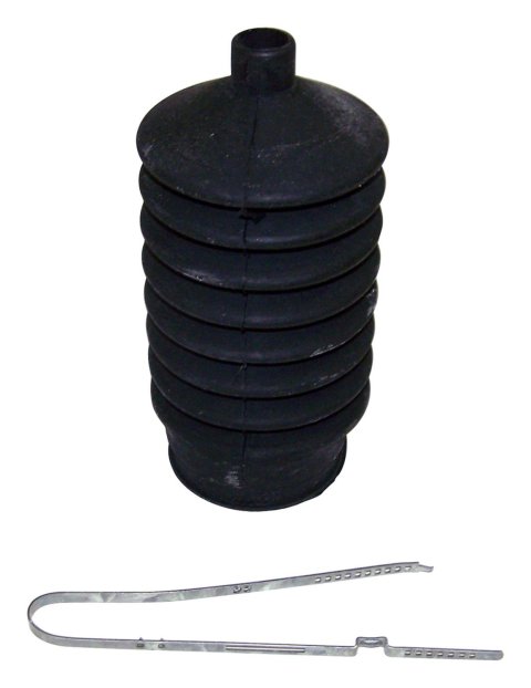 Crown Automotive Rack and Pinion Bellows J8125556 Steering Kit, Black & Silver, Metal & Rubber, Use Existing Hardware