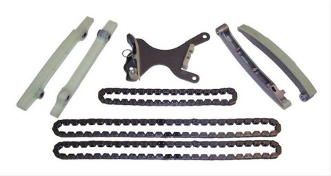 Crown Automotive Timing Chain Sets 5013867AC Kit, Single Roller, Steel, Dodge, Jeep, Mitsubishi, 4.7L, Kit