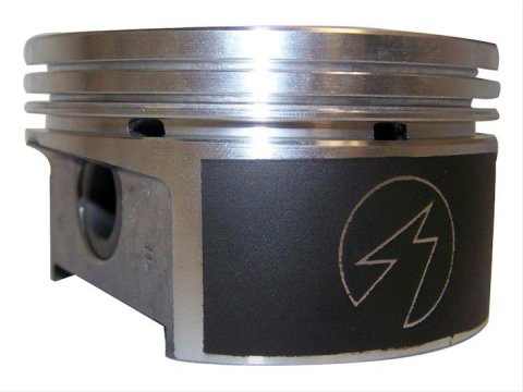 Crown Automotive Pistons 4897772P Piston, Cast Aluminum, Flat Top, 3.661 in. Bore, Chrysler, Dodge, Plymouth, 3.3L, Each
