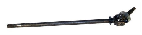 Crown Automotive Direct-Fit Axle Shaft Assemblies 4874306 Assembly, Front Inner and Outer, Passenger Side, 27-spline, Steel, Dana 30, Jeep, Each