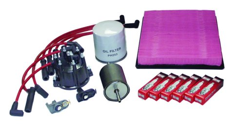 Crown Automotive Vehicle Maintenance Tune-Up Kits for 1993-1996 GRAND CHEROKEE - TK-10 Spark Plugs, Tune-Up, Plug Wires, Air Filter, Distributor Cap and Rotor, Jeep, 4.0L, Kit