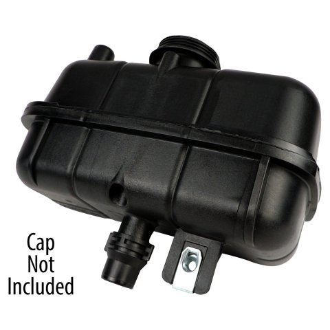 Crown Automotive Coolant Reservoirs for 2018-2023 WRANGLER - 68364312AC Overflow and Recovery Tank, Reservoir, Recirculating, Rectangular, Plastic, Black, Cap Is Not Included, Jeep, Each