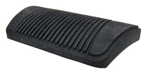 Crown Automotive Pedal Pads 68031956AA Pad, Brake Position, Rectangle, Rubber, Black, Chrysler, Dodge, Jeep, Plymouth, Ram, Each