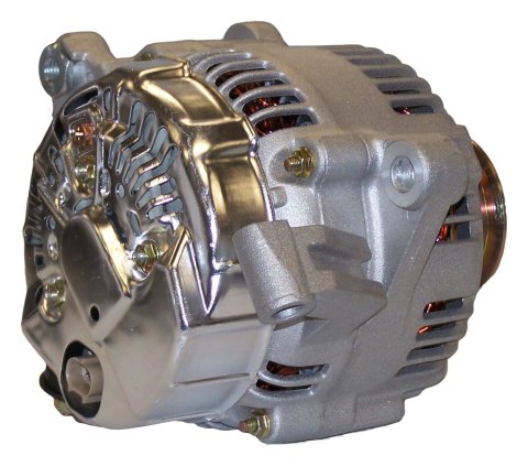 Crown Automotive Alternators for 1999-2000 GRAND CHEROKEE - 56041324AC Alternator, Denso Case Style, 12 V, 136 amps, Internal Regulator, Serpentine Pulley, Jeep, 4.7L, Each