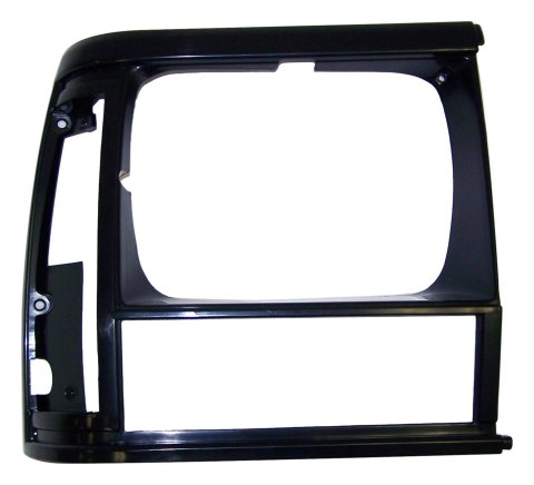 Crown Automotive Headlight Bezels for 1991-1996 CHEROKEE, 1991-1992 COMANCHE - 55054930 Light Bezel, Headlight, Plastic, Black, Passenger Side, Jeep, Each