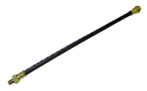 Crown Automotive Brake Hoses J0937884 Hose, Assembled, Rubber, 16.00 in. Length, Center Rear, Jeep, Willys, Each