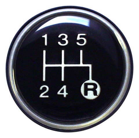Crown Automotive Shift Knob Inserts J3241073 Label, Component, Manual, Jeep, Each