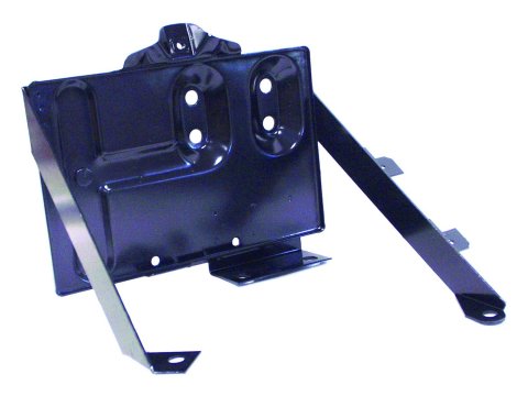 Crown Automotive Battery Trays for 1976-1983 CJ5, 1976-1986 CJ7, 1981-1985 SCRAMBLER - J5764665 Tray, Steel, Black Powdercoated, 10.00 in. Width, 13.00 in. Length, Jeep, Each
