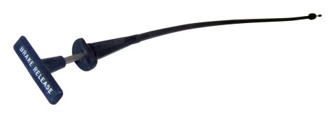 Crown Automotive Parking Brake Handles for 1972 CJ5, CJ6 - J5350541 Handle, Plastic, Black, Cable, Jeep, Each
