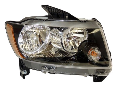 Crown Automotive Headlight Assemblies for 2011-2017 COMPASS - 68171214AB Assembly, Passenger Side, OEM Style, Jeep, Each