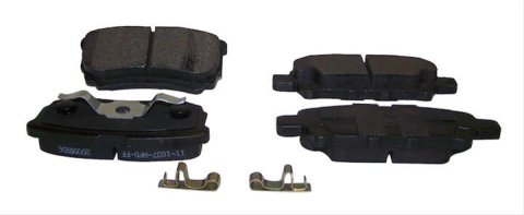 Crown Automotive Brake Pads 5191271AB Pads, Semi-metallic, Rear, Chrysler, Dodge, Jeep, Set