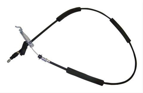 Crown Automotive Parking Brake Cables for 2007-2017 WRANGLER, 2018 WRANGLER JK - 52060204AF Cable, Black Plastic Jacket, Jeep, Each