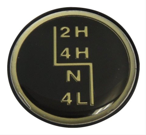 Crown Automotive Shift Knob Inserts for 1987-1995 WRANGLER - 53004376 Insert, Label, NP 231, Jeep, Each