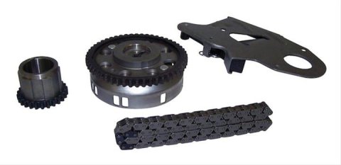 Crown Automotive Timing Chain Sets 53021581AC and Gears, Single Roller, Steel Sprockets, Tensioner Assembly, Chrysler, Dodge, Jeep, 5.7L, Kit