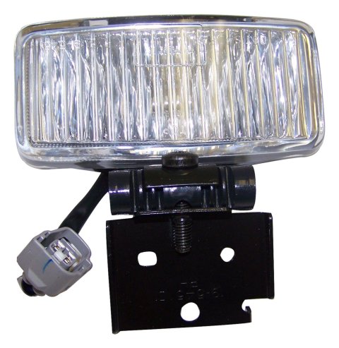 Crown Automotive Fog Lamps for 1997-1998 GRAND CHEROKEE - 55155312 Lamp, Passenger Side Only, White Bulb, Clear Lens, Jeep, Each