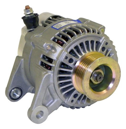 Crown Automotive Alternators 56041864AB Alternator, Nippondenso Case Style, 12 V, 117 amps, Internal Regulator, Serpentine Pulley, Jeep, 4.0L, Each