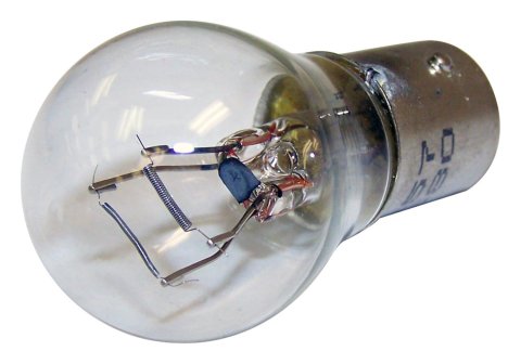 Crown Automotive Light Bulbs J3209544 Bulb, Incandescent, 1157, Clear, Taillight Position, Jeep, Each
