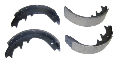 Crown Automotive Brake Shoes for 1986-1992 CHEROKEE, COMANCHE, 1987-1995 WRANGLER - 83502385 Rear Shoe & Lining Set, Gray, Semi-Metallic & Metal, Use Existing Hardware