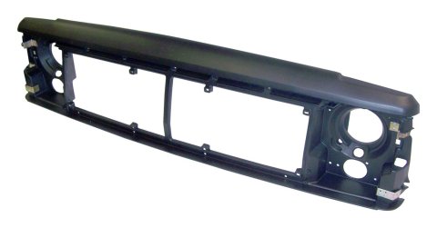 Crown Automotive Header Panels for 1984-1990 CHEROKEE, 1986-1990 COMANCHE - 83506616 Panel, Front, Plastic, Black, Jeep, Each