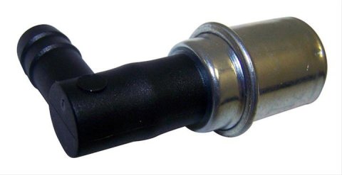 Crown Automotive PCV Valves for 1983 CJ5, 1983-1986 CJ7, 1983-1985 SCRAMBLER - 33000887 Valve, PCV, 90 degree Angle, Plastic, Black, Jeep, 4.2L, Each