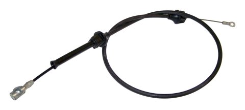 Crown Automotive Accelerator Cables J8120143 Cable, Pull Style, Black Plastic Jacket, AMC, 3.8L, 4.2L, Each