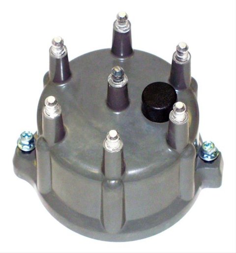 Crown Automotive Distributor Caps 33004024 Cap, HEI, Screw Down, Thermoplastic, Gray, Jeep, 4.0L, Each