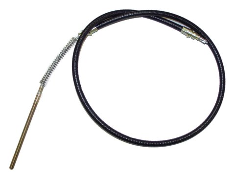 Crown Automotive Parking Brake Cables J5361029 Cable, Front, Black Plastic Jacket, 51.75 in. Cable Length, Jeep, Each