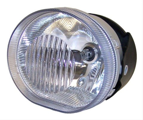Crown Automotive Fog Lamps for 2002-2004 LIBERTY - 5083896AC Lamp, Passenger Side Only, White Bulb, Clear Lens, Jeep, Each