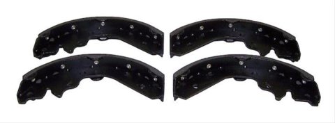 Crown Automotive Brake Shoes for 1995-2005 NEON - 4762537 Shoe & Lining Set, Left & Right, Rear, Gray, Semi-Metallic & Metal, Use Existing Hardware