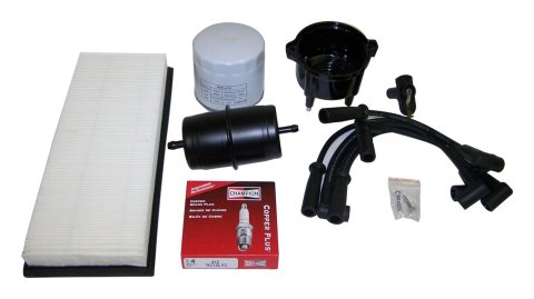 Crown Automotive Vehicle Maintenance Tune-Up Kits for 1994-1995 WRANGLER - TK-15 Spark Plugs, Tune-Up, Plug Wires, Air Filter, Distributor Cap and Rotor, Jeep, 2.5L, Kit