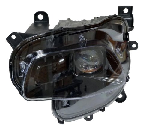 Crown Automotive Headlight Assemblies for 2014-2016 CHEROKEE - 68102847AE Assembly, Left, Black Bezel, Clear Lens, Jeep, Each