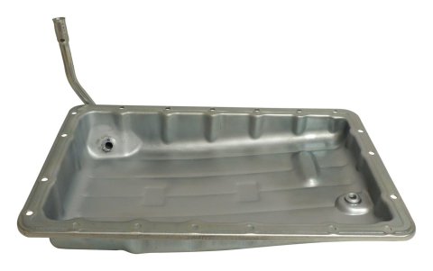 Crown Automotive Automatic Transmission Pans for 1987-2001 CHEROKEE, 1987-1992 COMANCHE, 1993 GRAND CHEROKEE - 83504037 Pan, Stock Style, Steel, Zinc Finish, AW4, Jeep, Each