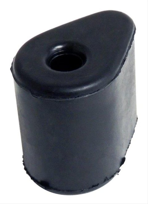 Crown Automotive Exhaust Hangers 52040219 Hanger, Insulator Style, Rubber, Black, 2.00 in. Length, Jeep, Each