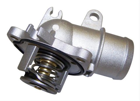 Crown Automotive Thermostats 5175583AB Thermostat, 188 degrees, Standard-flow, Copper/Stainless Steel, Housing, Jeep, 3.0L Diesel, Each