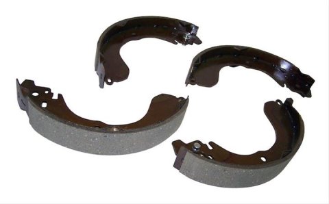 Crown Automotive Brake Shoes 5191306AA Shoes, Graphite Metallic, Rear, Chrysler, Dodge, Jeep, Set