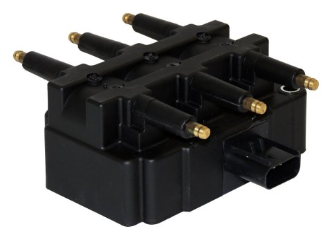 Crown Automotive Ignition Coils 56032520AC Coil, Coil Pack Style, Male/HEI, Rectangular, Black, Chrysler, Dodge, Jeep, Each