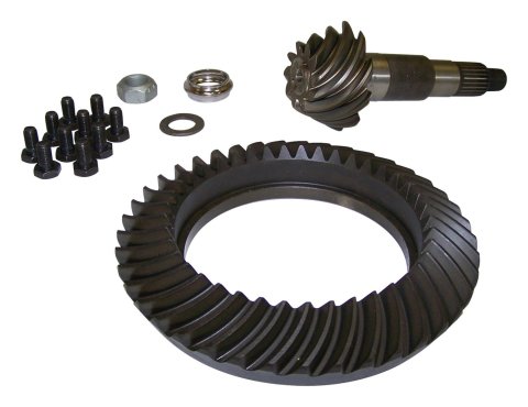 Crown Automotive Ring and Pinion Gear Installation Kit Combos 68003426AA Dana 44 4.11 Gears Gears, 4.11:1 Ratio, 32-spline, Standard Rotation, Kit, Rear, 44, Jeep,