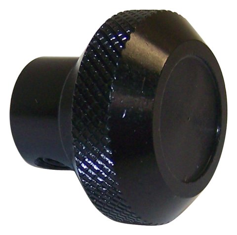 Crown Automotive Dash Knobs 5459189B Knob, Wiper Type, Aluminum, Black, Jeep, Each