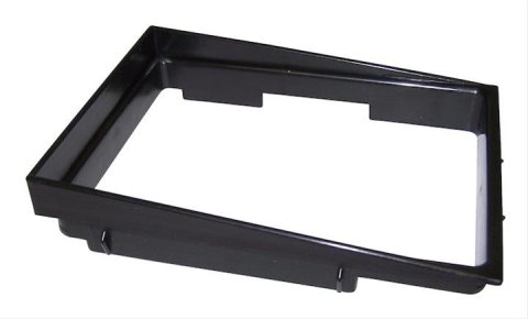 Crown Automotive Shifter Boot Rings for 1984-1994 CHEROKEE, 1986-1992 COMANCHE, 1997-2004 WRANGLER - 53000056AB Ring, Rectangular, Plastic, Black, Jeep, Each