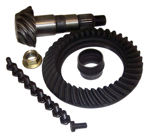 Crown Automotive Ring and Pinion Gear Installation Kit Combos 68019324AA Dana 35 3.55 Gears Gears, 3.55:1 Ratio, 27-spline, Standard Rotation, Kit, Front, 30, Dodge,