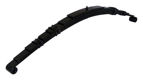 Crown Automotive Leaf Spring Assemblies A614 Spring, Rear, Black, 44 in. Length, Willys, Each
