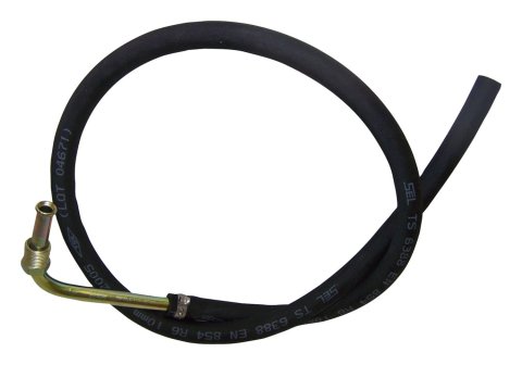 Crown Automotive Power Steering Hoses J5357190 Hose, Low-pressure, Steel/Rubber, Black, Jeep, Each