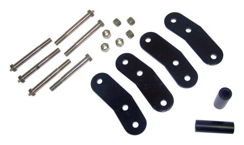 Crown Automotive Leaf Spring Shackles SE04 Shackle, Steel, Black, Jeep, Each
