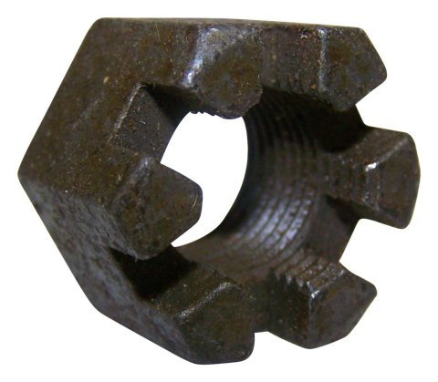 Crown Automotive Ball Joint Nuts J8123318 Nut, Left or Right, Front, Lower, Gray, Metal,