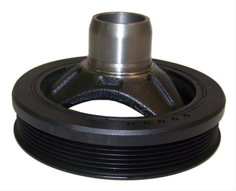 Crown Automotive Harmonic Balancers 4792815AB Balancer, Nodular Iron, Black Powdercoated, Internal Engine Balance, Chrysler, Dodge, Jeep, 5.7L