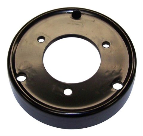 Crown Automotive Water Pump Pulleys 4573002 Pulley, Serpentine, Steel, Black, Chrysler, Dodge, Eagle, 3.3L, Each